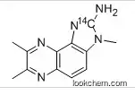 Molecular Structure of 210100-53-1 (2-Amino-3,7,8-trimethyl-3H-imidazo[4,5-f]quinoxaline-2-14C)